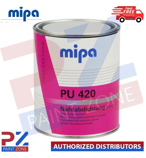 MIPA PU 420 Seam Sealer 1KG Polyurethane Adhesive Sealant Tin Grey